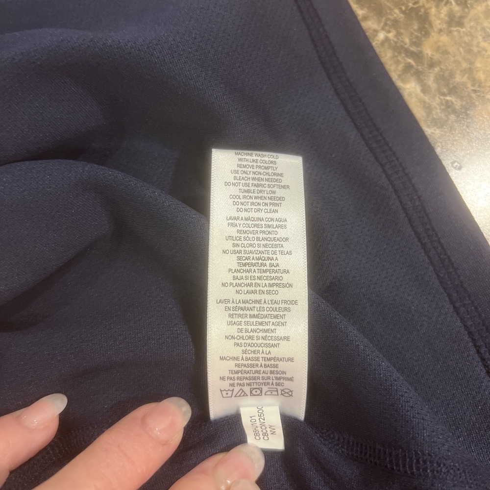 NEW Calvin Klein~XXL~Swimwear Navy Blue T-Shirt UPF40+ Mens Short Sleeve - Picture 11 of 11
